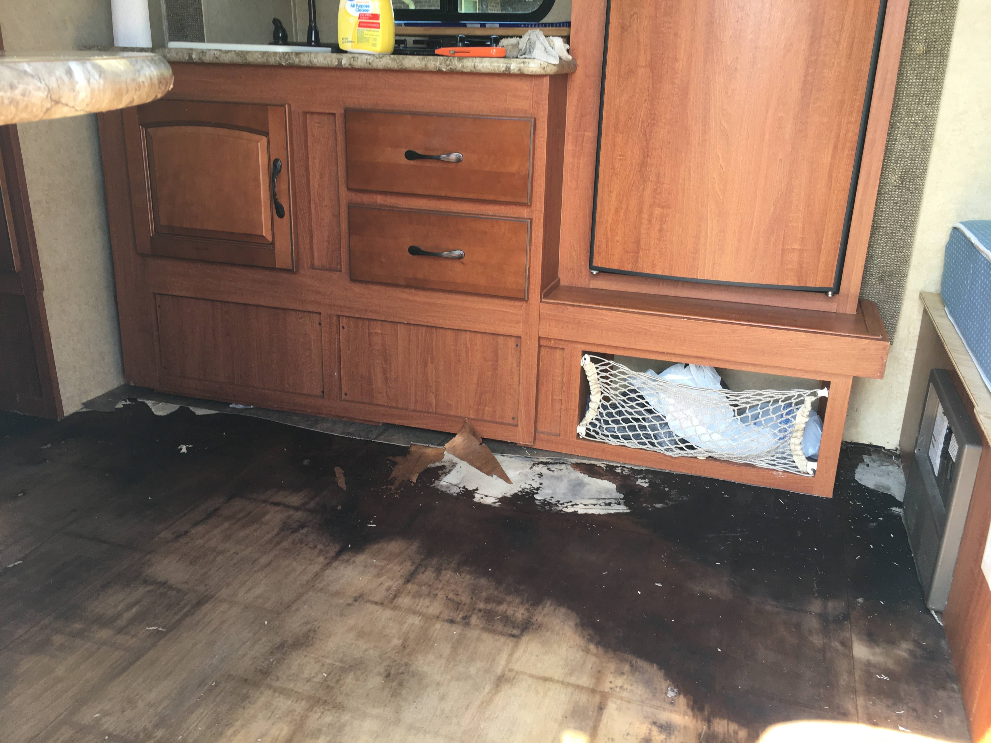 How to Repair Water Damage on RV Slide Floors